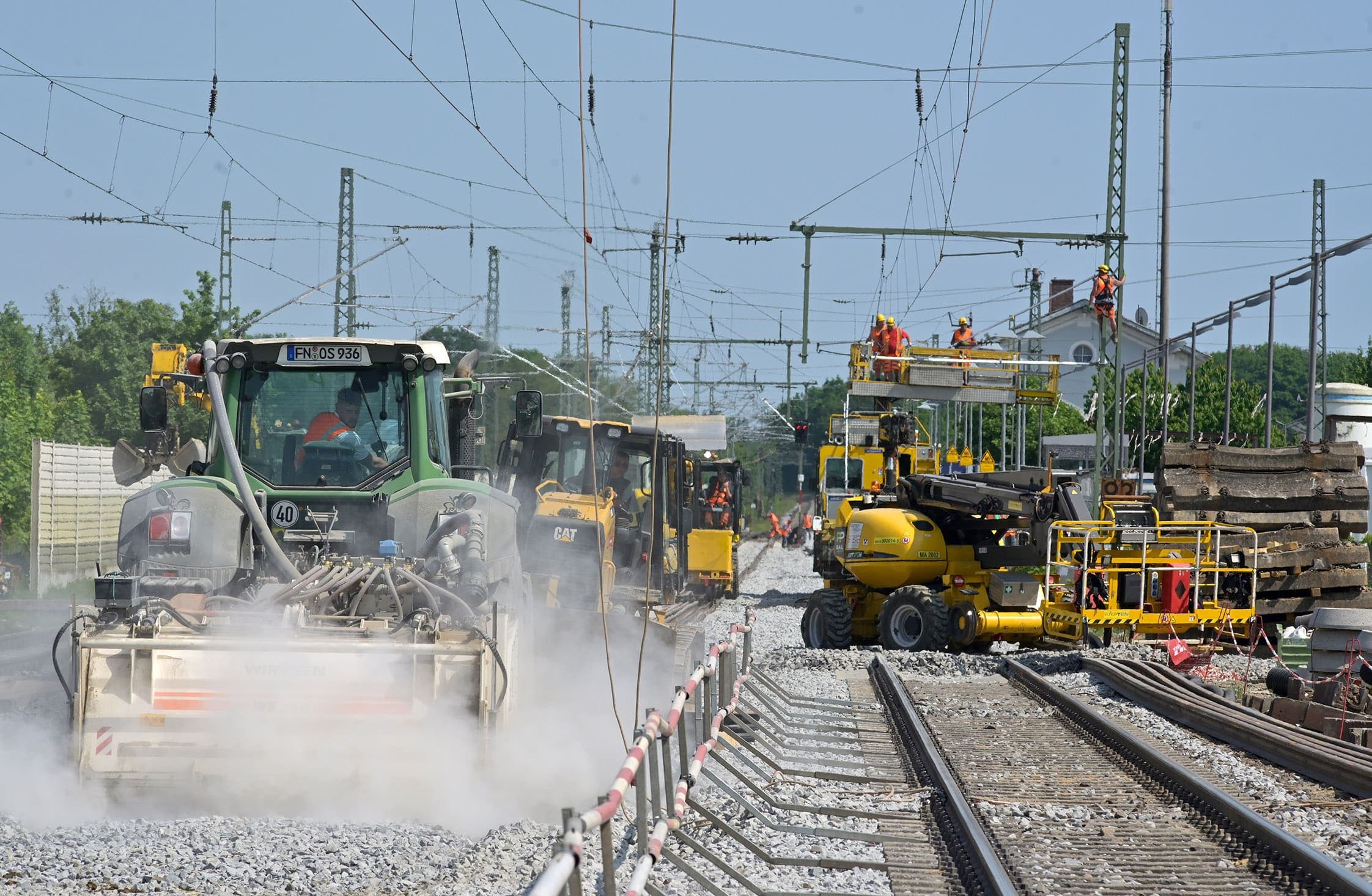Gleisbau und Bodenstabilisierung