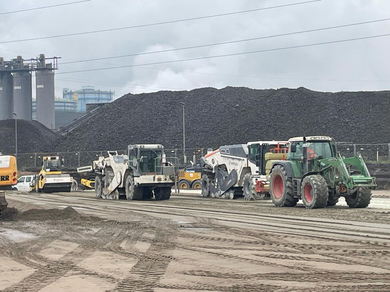 Gleisbau Planumsschutzschicht mit GeoStab-Bindemittel